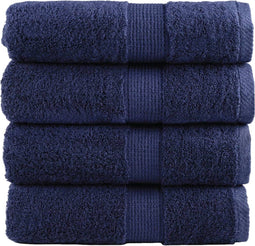 vidaXL - Gastendoekjes - SOLUND - 4 - st - 600 - g/m² - 30x50 - cm - marineblauw