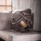 Tafellamp metaal - industriele lamp - tafellamp Zwart bruin