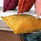 Dutch Decor CILLY - Kussenhoes fleece 45x45 cm - Golden Glow - geel - met rits