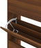 vidaXL - Schoenenkast - 63x24x147 - cm - bewerkt - hout - bruin - eikenkleur