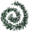 vidaXL - Kerstslinger - met - LED-lampjes - 2,7 - m - PVC - groen