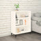 vidaXL - Dressoir - 69,5x32,5x90 - cm - bewerkt - hout - wit