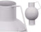 Vaas Bol Grijs Staal 15 x 23 x 13 cm (6 Stuks)