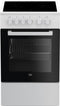 Beko FSS57000GW - Vrijstaand fornuis - Keramische kookplaat 4 kookzones 60 liter A - Wit