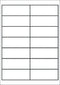 Huismerk Avery 3678 - Universele Etiket 97x37mm - 14 etiketten per vel - Wit (100 vellen)