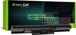 GREEN CELL VGP-BPS35 - Batterij voor Sony Vaio SVF14 SVF15 - 2200 mAh 14.4V - Zwart