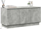 vidaXL - TV-kast - Betonnen - Grijs - 100x38x49 - cm - Gelaagd - Hout