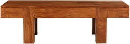 vidaXL - Salontafel - 100x50x30 - cm - massief - acaciahout - met - honingafwerking