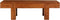 vidaXL - Salontafel - 100x50x30 - cm - massief - acaciahout - met - honingafwerking