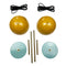 ALONG LED Mini Tafellamp - Set van 2 - Curry Turquoise (2 stuks)