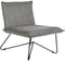Leunstoel DKD Home Decor 66 x 78 x 75 cm Zwart Grijs Metaal