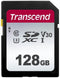 Transcend SDXC 300S - Geheugenkaart 128GB - UHS-I V30 - 95MB/s lezen 45MB/s schrijven