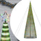 vidaXL - LED-kerstboom - 1544 - LEDs - kleurrijk - 500 - cm