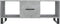 vidaXL - Salontafel - 102x50x40 - cm - bewerkt - hout - betongrijs