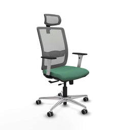 Piqueras y Crespo 1B086G2 - Bureaustoel - Verstelbare hoogte 50-62 cm - Smaragdgroen