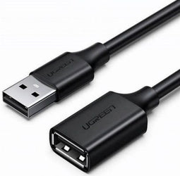 Ugreen 10316 - USB (vrouwelijk) - USB (mannelijk) 2m - 480 Mbps - Zwart