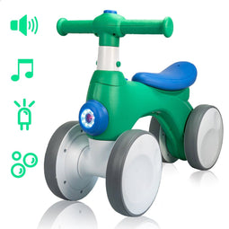 Velaryon Loopfiets - 4 wielen - Muzieklicht en bellenblaas - Groen