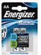Energizer L91 - AA batterij - Lithium technologie - 1,5V (2 stuks)