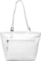 Berba Laguna shopper croco white 805-313