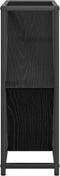 vidaXL - Wijnrek - Zwart - Eiken - - - 51x18x52,5 - cm - - - Geengineerd - Hout