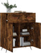 vidaXL - Dressoir - 69,5x34x90 - cm - bewerkt - hout - gerookt - eikenkleurig