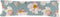Kussensloop HappyFriday Spring Blossom Multicolour 45 x 125 cm