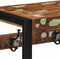 vidaXL - Kapstok - 80x35x35 - cm - massief - gerecycled - hout - meerkleurig