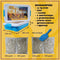 KidzKraze® Bouwwereld - Speelzand 1,6 kg - 6 graafmachines 6 zandvormpjes - Bruin