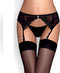 Obsessive - Charms Garter Belt & String Zwart L/XL