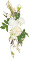 Decoratieve Bloemen 65 x 30 x 18 cm Wit Pioenroos