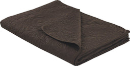 Beliani RAYEN - Plaid - Bruin - Kunststof