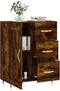 vidaXL - Dressoir - 69,5x34x90 - cm - bewerkt - hout - gerookt - eikenkleurig
