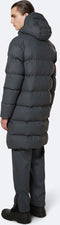 Rains Long Puffer Jacket - Thermal - 3M™ Thinsulate™ Featherless Insulation - Slate (M/L)