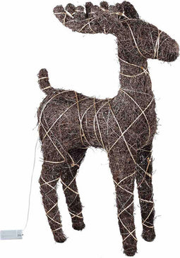 PTMD Deco Object Luwen - 53x22x80 cm - Ijzer - Bruin