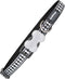 Dog collar Red Dingo Reflective Bones Black (1,5 x 24-36 cm)