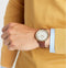 Pierre Cardin Belleville Park CBV.1031 Horloge - Leer - Bruin - Ø 41 mm