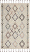 CORUM - Laagpolig vloerkleed - Beige - 160 x 230 cm - Katoen