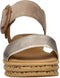 Gabor Sandalen - Platte sandalen - Suede - Beige - Maat 42