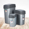 Curver Flip Bin - Afvalbak 25L - Compact ontwerp - Zilver/Antraciet