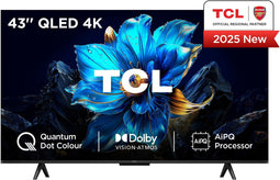TCL 43P7K - Ultra HD TV - 43" - Google TV - Dolby Vision - Zwart