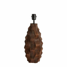 Light & Living Tafellamp Takabe - Ø20cm - Hout - Bruin - Modern