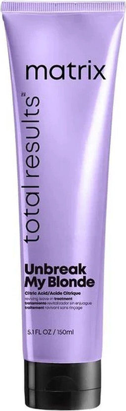 Matrix Unbreak My Blonde Leave-In Treatment – Extra hydratatie voor ontkleurd haar – 150 ml