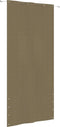 vidaXL - Balkonscherm - 120x240 - cm - oxford - stof - taupe
