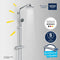 GROHE Vitalio Joy 180 - Douchesysteem - Regendouche Ø 18 cm - Thermostaatkraan - Chroom