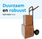 BRASQ Steekwagen - Transportkar - 200KG Draagvermogen - Opvouwbaar - Zwart