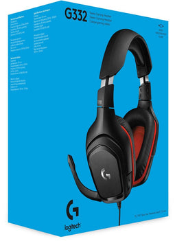 Logitech G332 - Gaming Headset - 50mm drivers - Rood