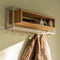 SCHOOL 80 - Wandkapstok - Minimalistisch - Silky Taupe / Eiken