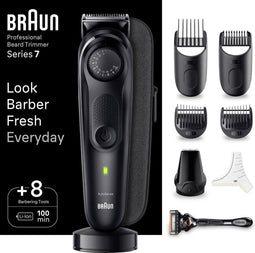 Braun Series 7 - BT7440 - Baardtrimmer met 40 lengte-instellingen en 100 minuten gebruiksduur