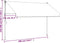 vidaXL - Luifel - uittrekbaar - 300x150 - cm - stof - en - staal - crèmekleurig