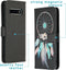 iMoshion Hoesje Geschikt voor Samsung Galaxy S10 Hoesje Met Pasjeshouder - iMoshion Design Softcase Bookcase - Zwart / Meerkleurig / Dreamcatcher
